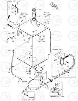 1180 FUEL TANK SOLAR 220N-V, Doosan