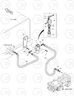 1290 PILOT PIPING(1) SOLAR 220N-V, Doosan