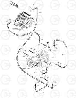 1370 PILOT PIPING(9) SOLAR 220N-V, Doosan