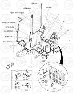 1640 ELECTRIC PARTS(3)-CABIN SOLAR 220N-V, Doosan