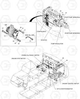 1660 ELECTRIC PARTS(5)-ENGINE SOLAR 220N-V, Doosan