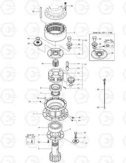 4140 SWING REDUCTION GEAR SOLAR 220N-V, Doosan