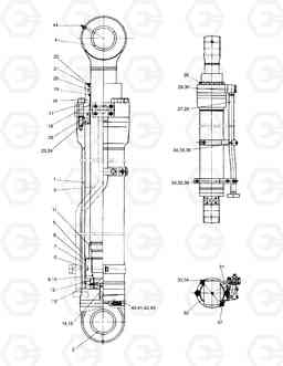 4240 ARM CYLINDER-2m ARM SOLAR 220N-V, Doosan