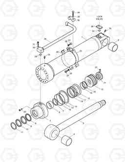 4330 ARTI.BOOM CYLINDER-LOCK VALVE SOLAR 220N-V, Doosan