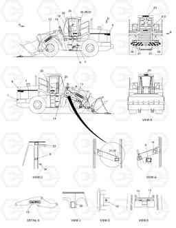 4100 NANE PLATE-ENGLISH DOZER, Doosan