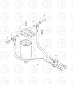 029A FUEL FILTER MEGA 300-III      '0, Doosan