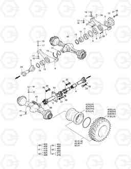 1150 AXLE & DRIVE SHAFT ASS'Y-LOCAL MEGA 300-III      '0, Doosan