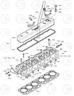 150 CYLINDER HEAD MEGA 300-III      '0, Doosan