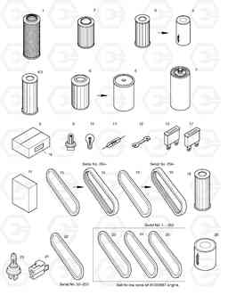 4130 SPARE PARTS ASS'Y MEGA 300-III      '0, Doosan