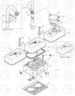 016 CYLINDER HEAD MEGA 250-III, Doosan