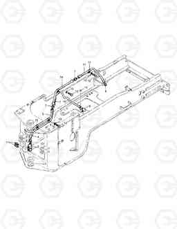 1165 REAR AXLE PIVOT LUB.PIPING-LOCAL AXLE MEGA 250-III, Doosan