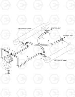 1221 STEERING PIPING MEGA 250-III, Doosan