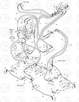 1236 BRAKE PIPING-LOCAL AXLE MEGA 250-III, Doosan