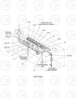 1440 ELECTRIC PARTS(2)-SWITCH BOX MEGA 250-III, Doosan