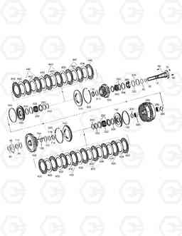 3140 CLUTCH ASS'Y(KV+K1)(1) MEGA 250-III, Doosan