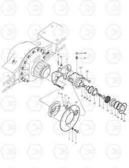 3580 PARKING BRAKE DISC-SUPER MAX. MEGA 250-III, Doosan