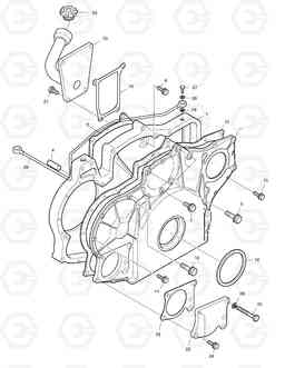 012 TIMING GEAR CASE MEGA 400-III PLUS  ', Doosan