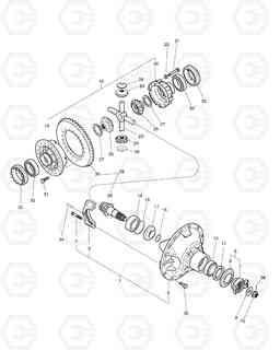 3255 REAR DIFFERENTIAL GEAR-LOCAL MEGA 400-III PLUS  ', Doosan