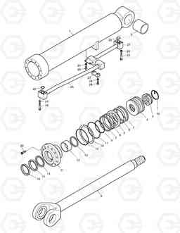 3440 LIFT CYLINDER-L.H. MEGA 400-III PLUS  ', Doosan