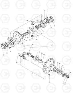 3520 REAR DIFFERENTIAL GEAR-OPT. MEGA 400-III PLUS  ', Doosan