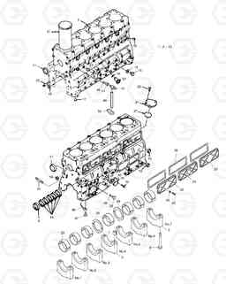 001 CYLINDER BLOCK MEGA 200-III, Doosan