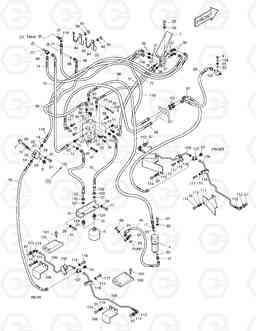 1267 BRAKE PIPING-LOCAL AXLE MEGA 200-III, Doosan