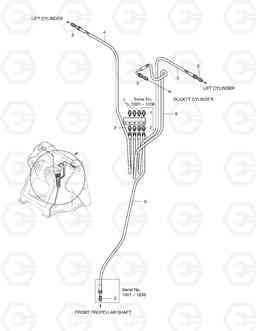 1270 GREASE PIPING MEGA 200-III, Doosan