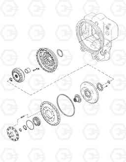 3272 CONVERTER SEALING KIT MEGA 200-III, Doosan