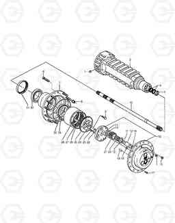 3350 REAR AXLE PLANET GEAR MEGA 200-III, Doosan