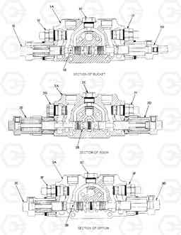 3390 WORK SECTION-BUCKET·BOOM·OPTION MEGA 200-III, Doosan