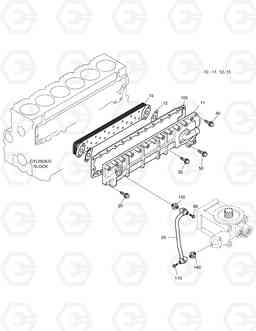 009 OIL COOLER MEGA160, Doosan