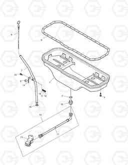 010 OIL PAN MEGA160, Doosan