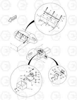 1400 ELECTRIC PARTS(5)-BATTERY MEGA160, Doosan