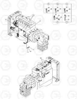 1450 ELECTRIC WIRING(2)-ENGINE MEGA160, Doosan