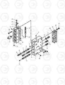 3140 CONTROL VALVE-T/M(2/2) MEGA160, Doosan