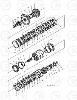 3170 CLUTCH 3RD. & 4TH. MEGA160, Doosan