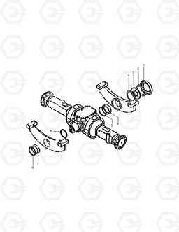 3300 ACCESSORY PARTS-AXLE MEGA160, Doosan