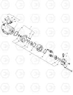 3375 EMERGENCY STEERING PUMP MEGA160, Doosan