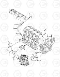 019 LUB.OIL SYSTEM 450PLUS(Tier-3 E/G), Doosan