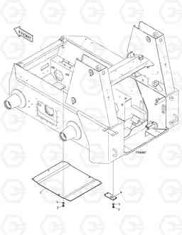 1130 BOTTOM PLATE 450PLUS(Tier-3 E/G), Doosan