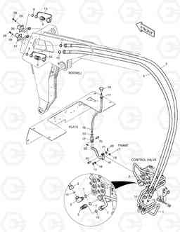 3150 ATTACHMENT PIPING 450PLUS(Tier-3 E/G), Doosan