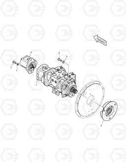 6520 PUMP MOUNTING-JOYSTICK 450PLUS(Tier-3 E/G), Doosan