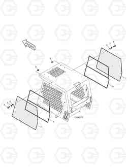 6300 CANOPY PANEL 460PLUS(Tier-3 E/G), Doosan