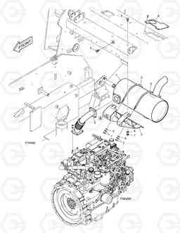 6430 MUFFLER - FOR EUROPE 460PLUS(Tier-3 E/G), Doosan