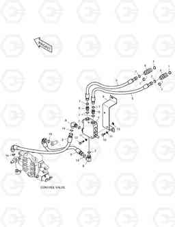 6570 SELF LEVEL PIPING-JOYSTICK 460PLUS(Tier-3 E/G), Doosan