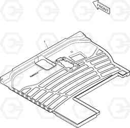 1620 FLOOR MAT B55W-2, Doosan