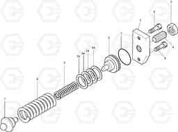 4150 MAIN PUMP - CONTROL SPRING B55W-2, Doosan