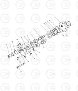 4170 MAIN PUMP - GEAR PUMP(1) B55W-2, Doosan