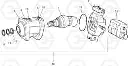 4200 TRAVEL MOTOR B55W-2, Doosan