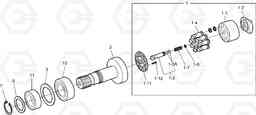 4210 TRAVEL MOTOR - ROTARY GROUP B55W-2, Doosan